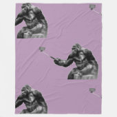 selfie-deken fleece deken (Voorkant)