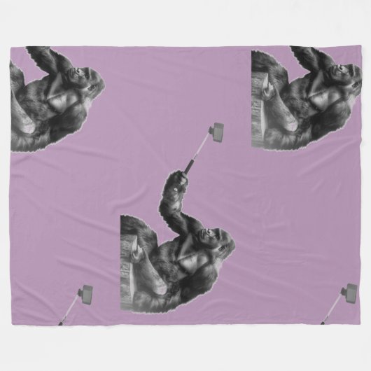 selfie-deken fleece deken (Voorkant (Horizontaal))