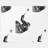 selfie-deken fleece deken (Voorkant (Horizontaal))