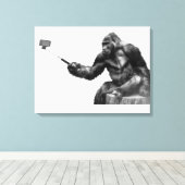 selfie-doek canvas afdruk (Insitu (Houten vloer))