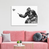 selfie-doek canvas afdruk (Insitu (Woonkamer))