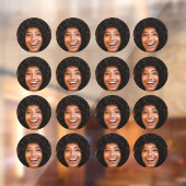 Selfie | Foto van uw gezicht Fun Bachelorette Part Raamsticker (Vel 2)