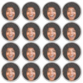 Selfie | Foto van uw gezicht Fun Bachelorette Part Sticker (Voorkant)