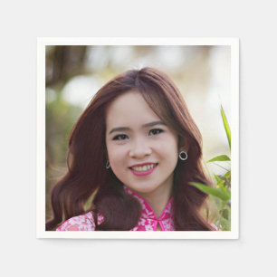 Selfie fotogezicht   Leuk feest Servet