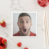 Selfie-fotouploaden | Jouw Face Fun Party Servet (Insitu)