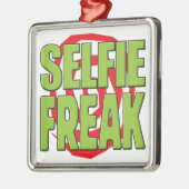 Selfie Freak G Metalen Ornament (Links)