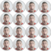Selfie | Funny Birthday Bachelor party Your Face Sticker (Voorkant)