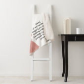 Selfie Girls Best Friends Custom Letter Note Sherpa Deken (In situ)