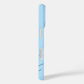 SELFIE-kalligrafie met Ice Blue-Mode Case-Mate iPhone Case (Achterkant / Rechts)