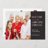 Selfie kerst Kaart (Voorkant / Achterkant)