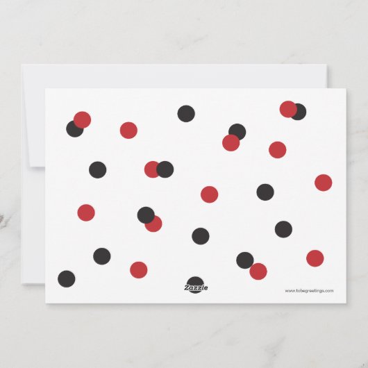 Selfie kerst Kaart (Achterkant)