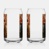 Selfie Lovers Koeien Blikvorm Glas (Links)