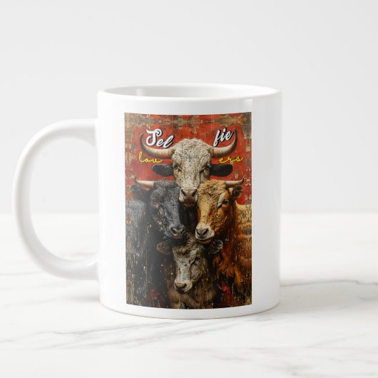 Selfie Lovers Koeien Grote Koffiekop (Links)