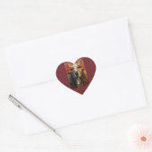 Selfie Lovers Koeien Hart Sticker (Envelop)