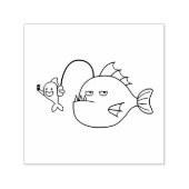 Selfie met zeeduivel zelfinktende stempel (Design)