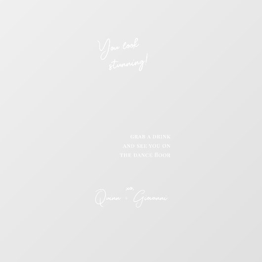 Selfie Mirror | Bruiloft Welkomstbord Decal (Vel)