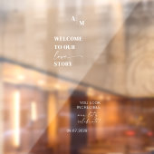 Selfie Mirror | Bruiloft Welkomstbord Decal (Vel 2)