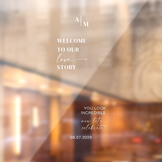 Selfie Mirror | Bruiloft Welkomstbord Decal (Vel 2)