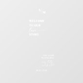 Selfie Mirror | Bruiloft Welkomstbord Decal (Vel)