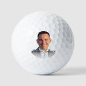 Selfie Monogram Creëer Uw eigen verbazingwekkende Golfballen (Voorkant)