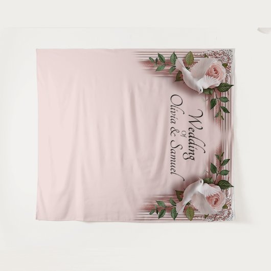 Selfie or Photo-Booth Backdrop Fabric Wall-hanging Wandkleed (Voorkant (horizontaal))