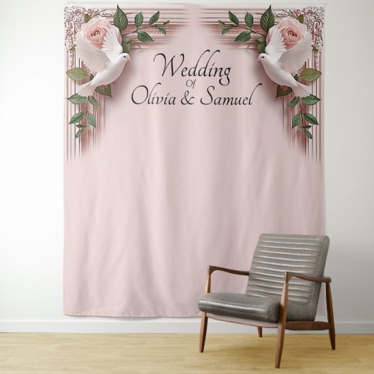 Selfie or Photo-Booth Backdrop Fabric Wall-hanging Wandkleed (In situ)