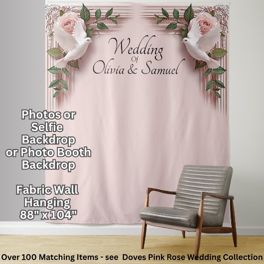 Selfie or Photo-Booth Backdrop Fabric Wall-hanging Wandkleed