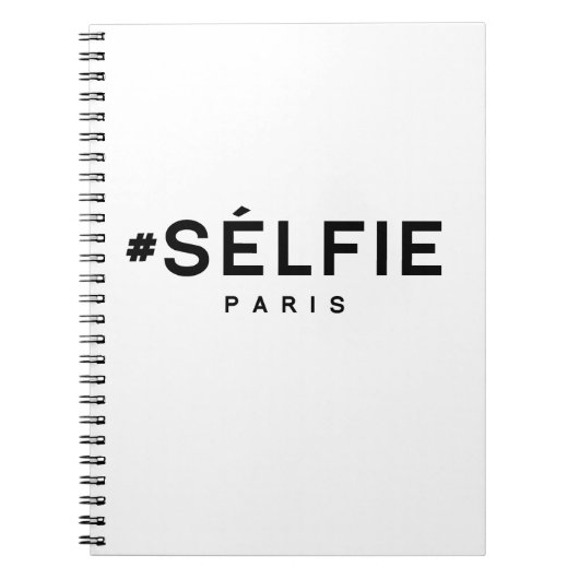 SELFIE PARIS NOTITIEBOEK (Voorkant)