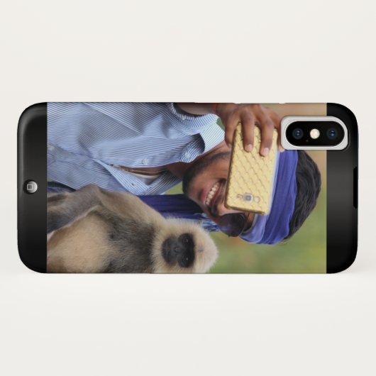 Selfie Photo iPhone Case (Achterkant (horizontaal))