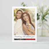 Selfie Photo Proposal Will You Be My Bridesmaid (Staand voorkant)