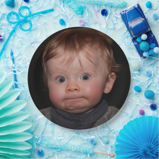 Selfie Photo Upload | Your Face Fun party  Papieren Bordje (Feest)