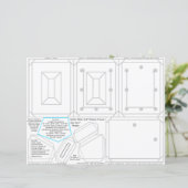 Selfie Picture Frame For 2x3 Photo Printable or (Staand voorkant)