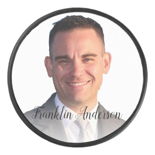 Selfie Plezier Fab Template Hockey Puck (Voorkant)