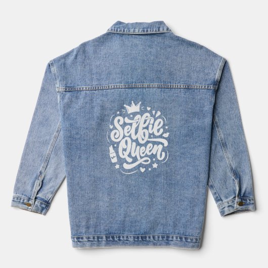 Selfie Queen Denim Jacket (Achterkant)