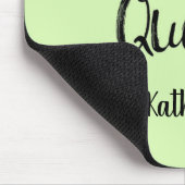 Selfie Queen Naam Gepersonaliseerde Apple Lime Gre Muismat (Hoek)