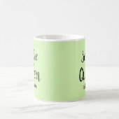 Selfie Queen Name Personalized Lime Green Koffiemok (Center)