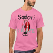 Selfie Safari Hakuna Matata Funny Selfie t - shirt (Voorkant)
