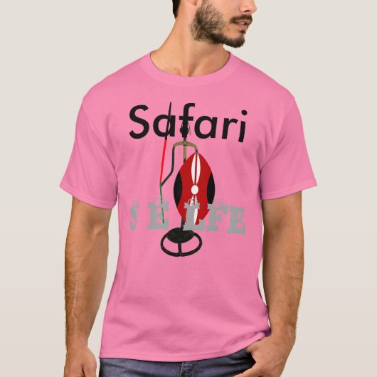 Selfie Safari Hakuna Matata Funny Selfie t - shirt (Voorkant)