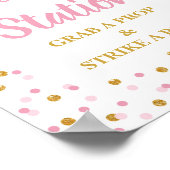 Selfie-station Pak een prop-streep en een poststem Poster (Hoek)