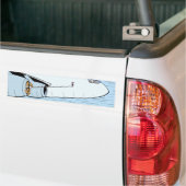 Selfie Stick Cartoon Aviation Bumpersticker (Op Truck)
