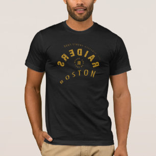 Selfie T-shirt - Boston Hockey ZWART