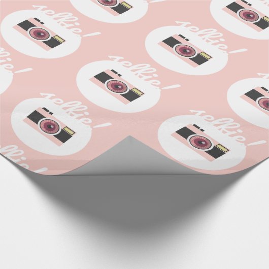 Selfie-teken. Cadeaupapier (Hoek)