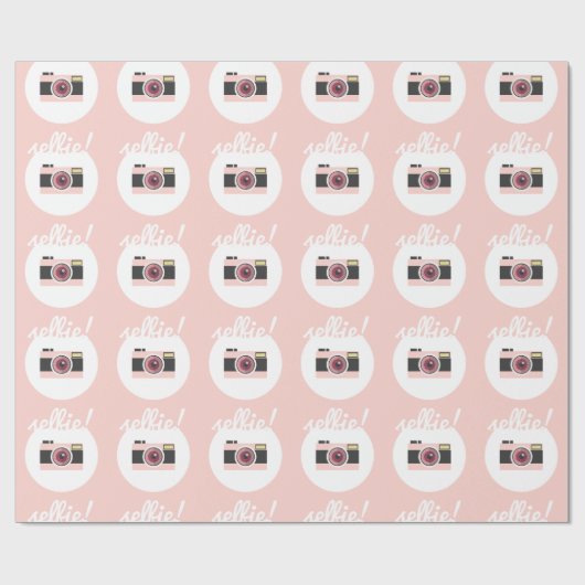 Selfie-teken. Cadeaupapier (Vlak)