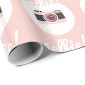 Selfie-teken. Cadeaupapier (Rol Hoek)