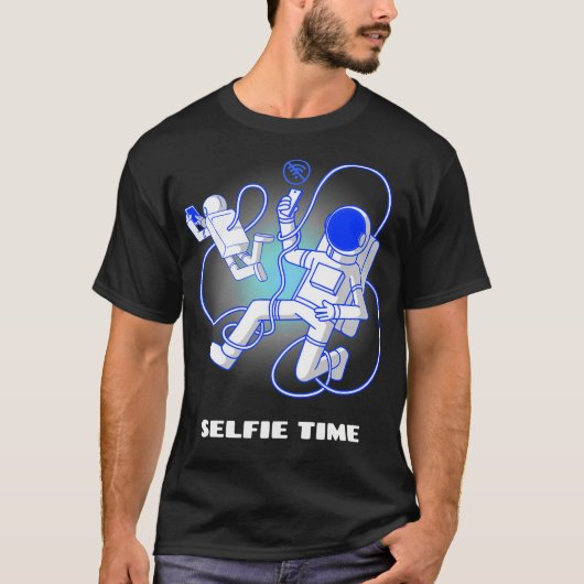 Selfie Time Astronaut T-shirt (Voorkant)