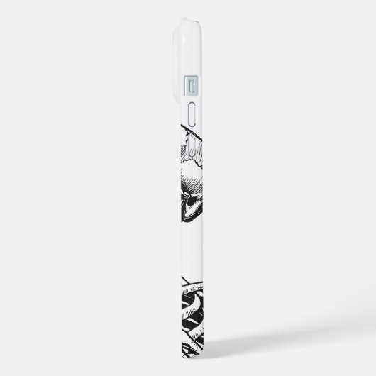 Selfie-Time Skeleton Phone Case iPhone Hoesje (Linkerkant)