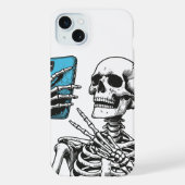 Selfie-Time Skeleton Phone Case iPhone Hoesje (Achterkant)