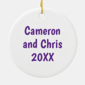 Selfie Time! Smart Phone Shape Photo Frame Keramisch Ornament (Achterkant)