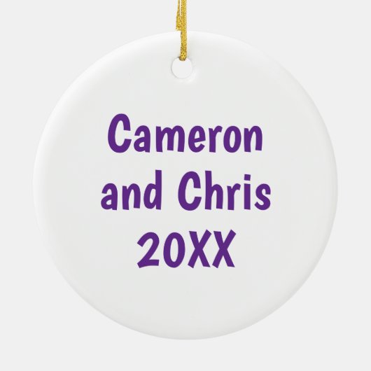 Selfie Time! Smart Phone Shape Photo Frame Keramisch Ornament (Achterkant)