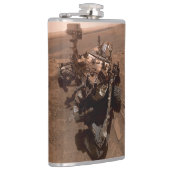 Selfie van Mars Curiosity Rood Marslandschap Heupfles (Rechts)